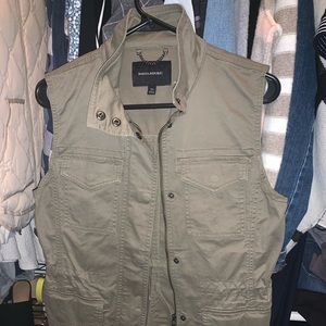 Banana Republic Army Green Vest